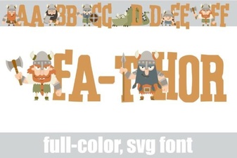 Fa-Thor Font: Bold Norse-Inspired Display Typography