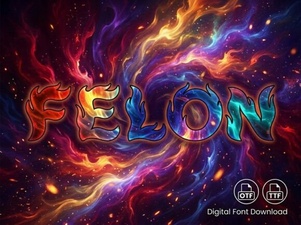 Felon Font: Bold Edgy Display Type for Creative Projects