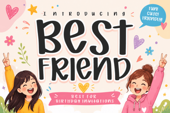 Best Friend Font: a Playful Script for Creative Projects