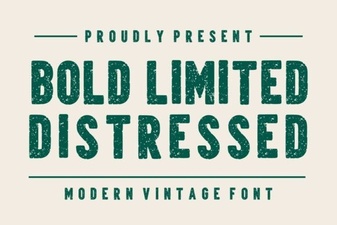 Bold Distressed Fonts for Creative and Unique Design Projects