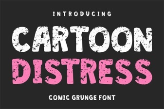 Cartoon Distress Font: Bold Ideas for Eye-Catching Designs