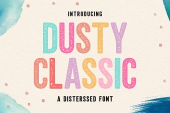 Dusty Classic Font: Vintage Charm for Creative Design Projects