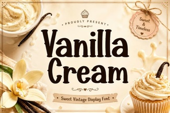 Vanilla Cream Font: Elegant Typography for Creative Projects