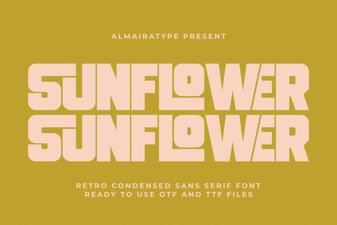 Creativity Blooms: Designing with Sunflower Font