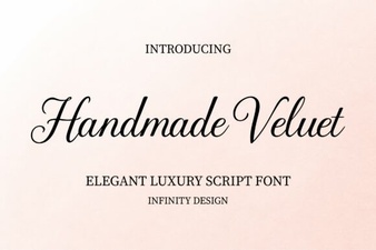 Handmade Velvet Font: Elegant Designs for Creative Projects
